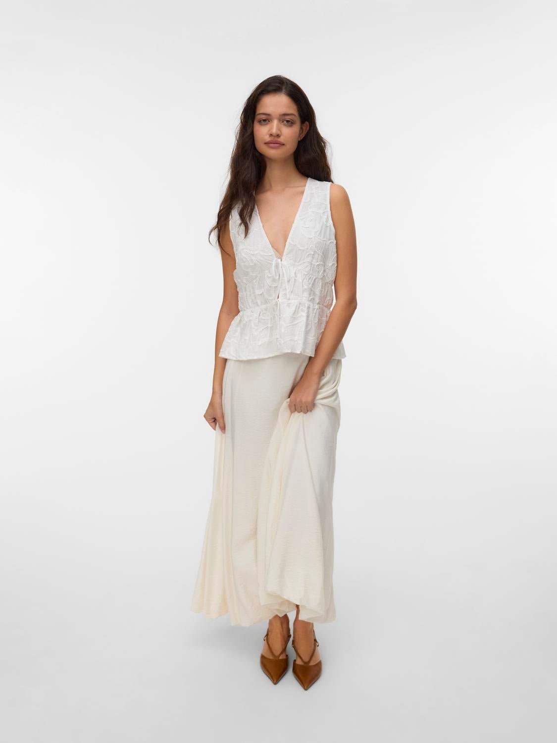 VMANN Top - Snow White - VERO MODA & VILA Bergvik